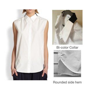 3.1 Phillip Lim Sleeveless Collared Button Down